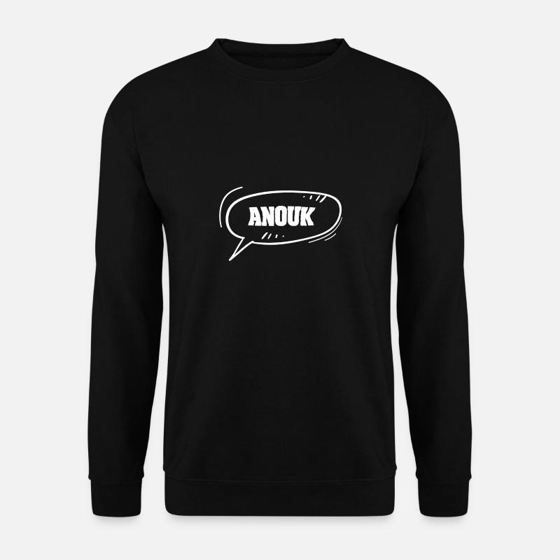Gift for Anouk - Unisex Sweatshirt - black