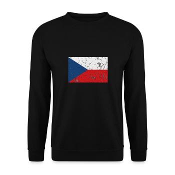 Tschechien - Unisex Pullover - Schwarz - Vorne - Alina (178cm) & Michal (187cm)