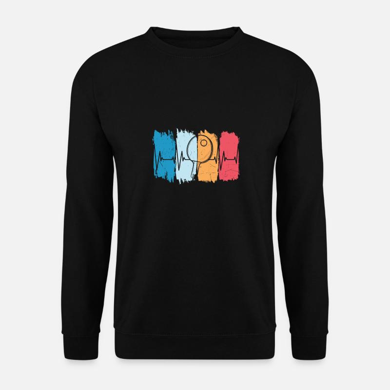 Tischtennis, Tischtennis, Tischtennis - Unisex Pullover - Schwarz