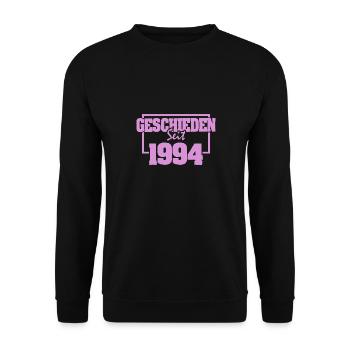 Ehe 1994 - Unisex Pullover - Schwarz - Vorne - Alina (178cm) & Michal (187cm)