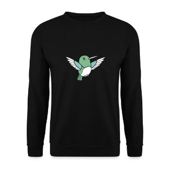 Colibri - Sweat-shirt Unisexe - noir - Devant - Alina (178cm) & Michal (187cm)