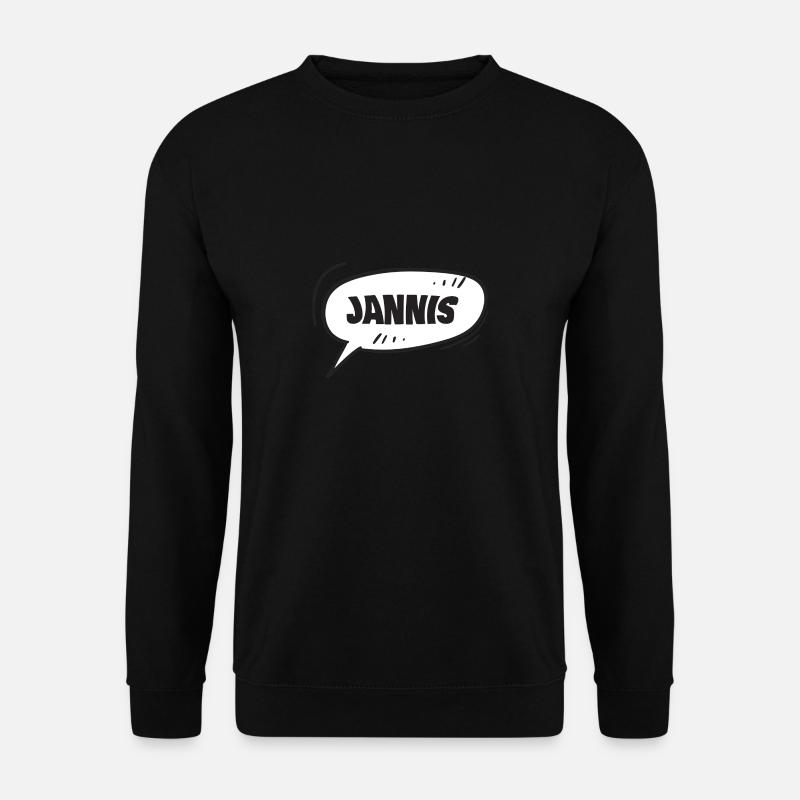 Jannis - Unisex Pullover - Schwarz