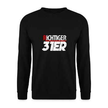 Richtiger 31er Verräter Paragraph 31 Geschenk - Unisex Pullover - Schwarz - Vorne - Alina (178cm) & Michal (187cm)