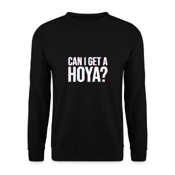 Can i get a hoya Hoyeah - Sweat-shirt Unisexe - noir - Devant - Alina (178cm) & Michal (187cm)