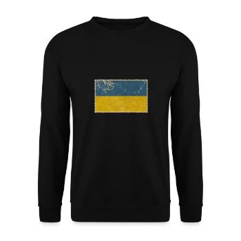 Ukraine - Sweat-shirt Unisexe - noir - Devant - Alina (178cm) & Michal (187cm)