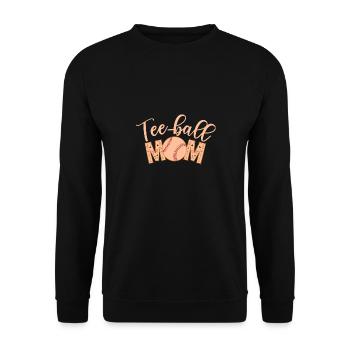 Teeball Maman Leopard Ball Maman Mère - Sweat-shirt Unisexe - noir - Devant - Alina (178cm) & Michal (187cm)