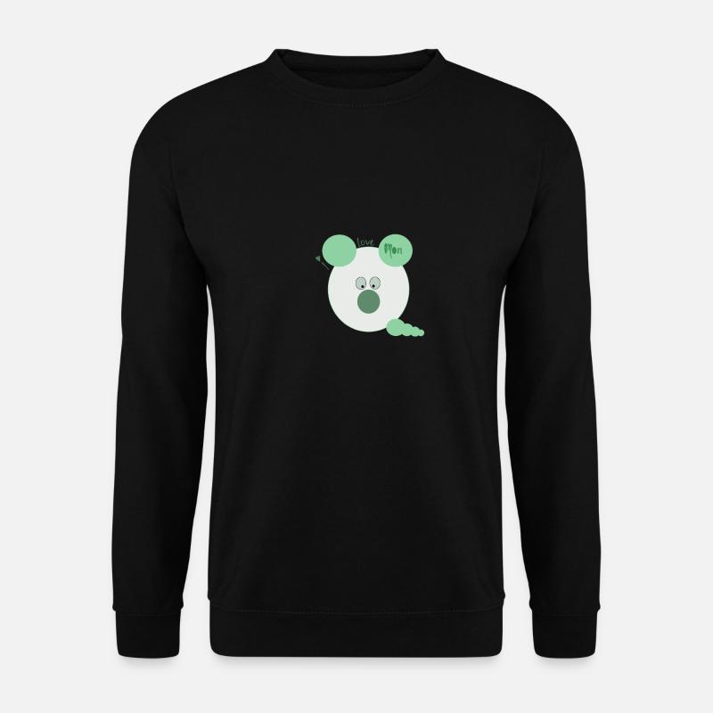 Zeige Elternliebe - Love Mum - Unisex Pullover - Schwarz