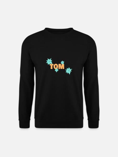 First name Tom - Unisex Sweatshirt - black