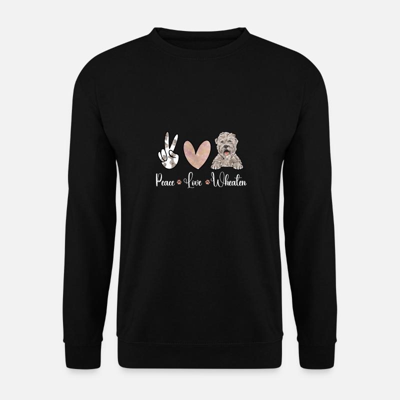 Irish Soft Coated Wheaten Terrier - Unisex Pullover - Schwarz