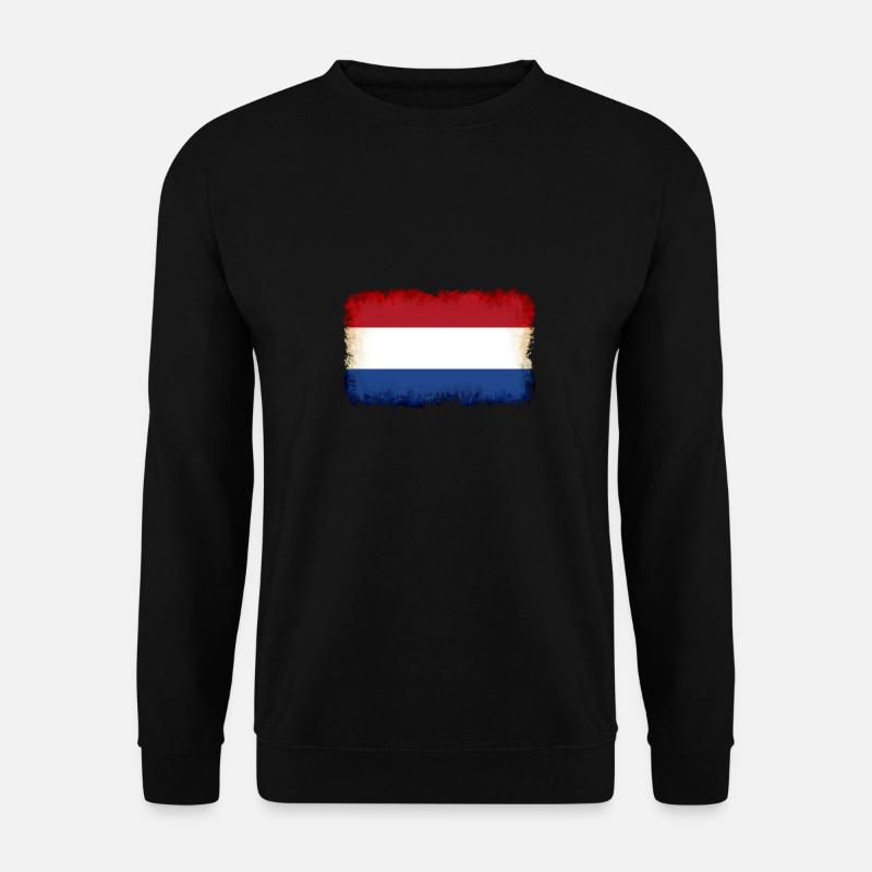 Niederlande als Niederlande - Unisex Pullover - Schwarz