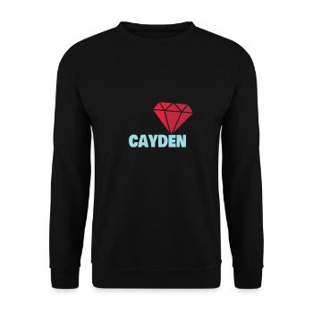 Cayden en tant que noble - Sweat-shirt Unisexe - noir - Devant - Alina (178cm) & Michal (187cm)