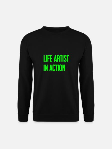 Artists of life in action - Unisex Sweatshirt - black