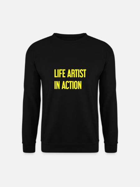 Artists of life in action - Unisex Sweatshirt - black