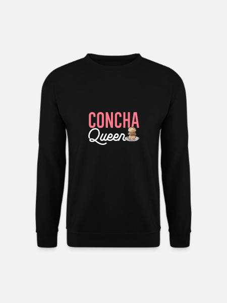 Concha Hispanic Mexican Pan Dulce - Unisex Sweatshirt - black