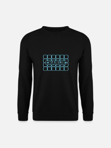 Männername Charlie - Unisex Pullover - Schwarz