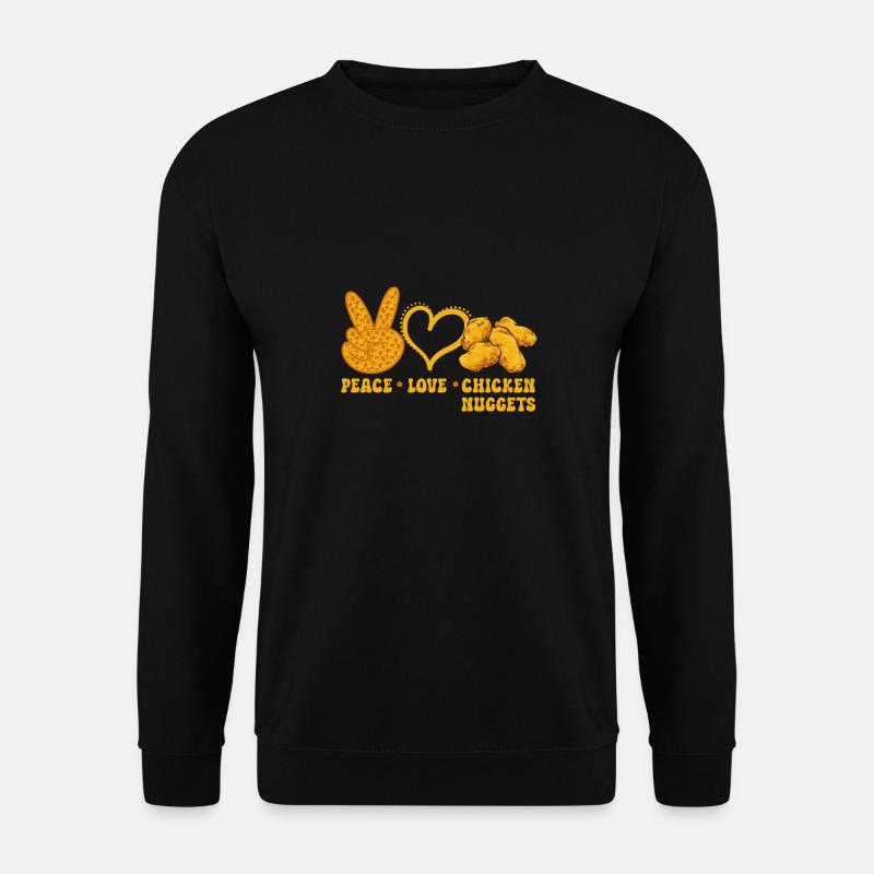 Chicken Nugget Lover Chicken Nuggets - Unisex Sweatshirt - black