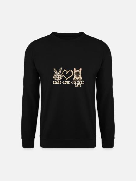 Siamese Cat Siamese Cat - Unisex Sweatshirt - black