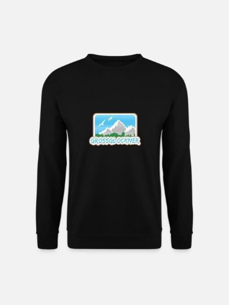 Grossglockner als Grossglockner - Unisex Pullover - Schwarz