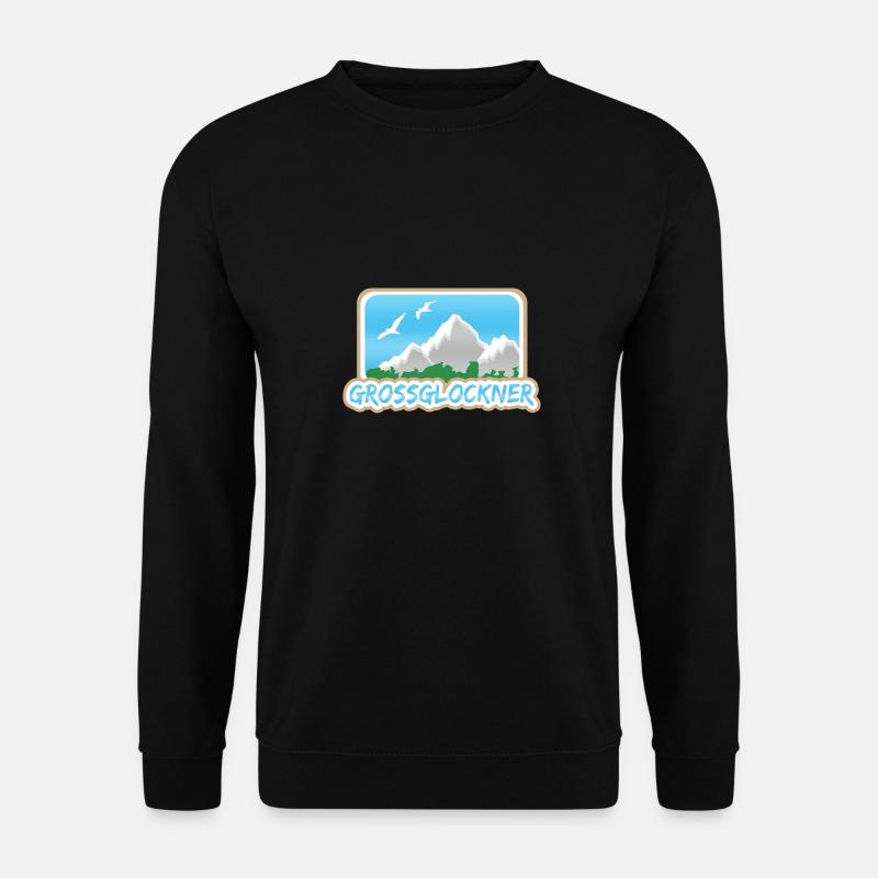 Grossglockner as Grossglockner - Unisex Sweatshirt - black
