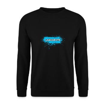 Lanzarote - Unisex Sweatshirt - black - Front - Alina (178cm) & Michal (187cm)