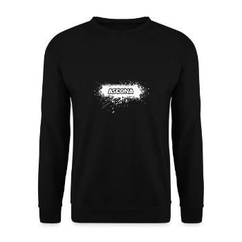 Gift for Ascona - Unisex Sweatshirt - black - Front - Alina (178cm) & Michal (187cm)