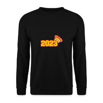 2023 - Unisex Sweatshirt - black - Front - Alina (178cm) & Michal (187cm)