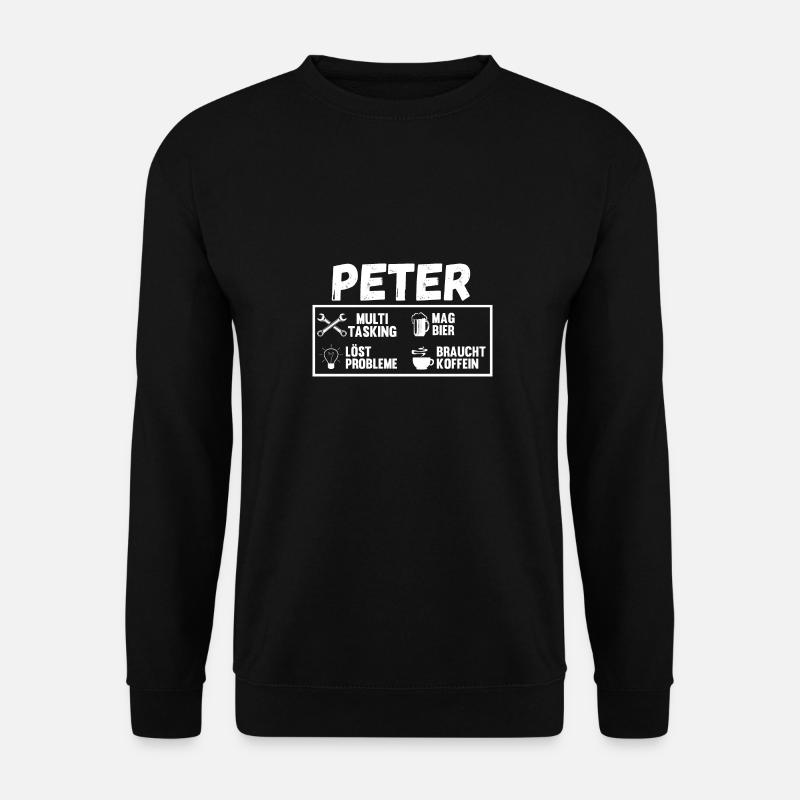 Peter - Unisex Pullover - Schwarz