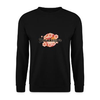 Aide domestique, femme de ménage, femme de ménage - Sweat-shirt Unisexe - noir - Devant - Alina (178cm) & Michal (187cm)
