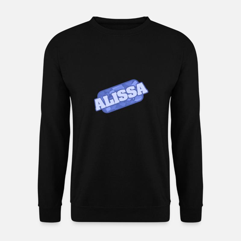 Alissa - Unisex Pullover - Schwarz