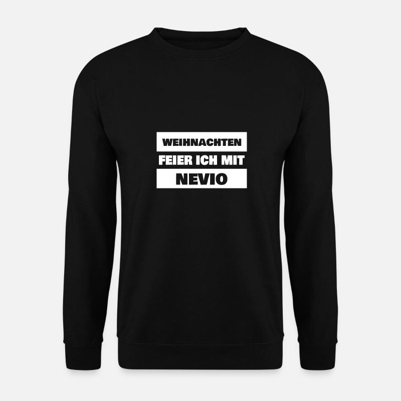 First name Nevio - Unisex Sweatshirt - black