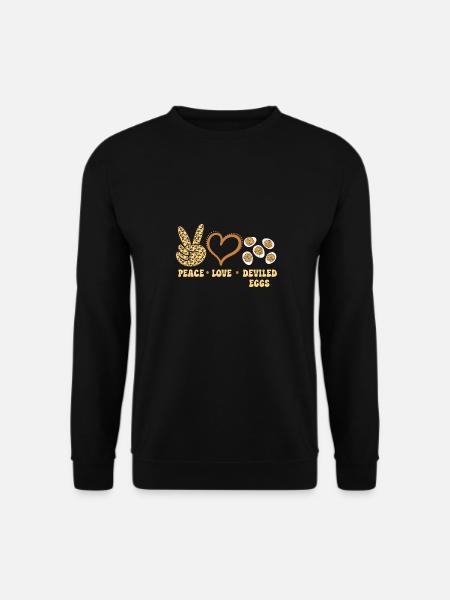 Stuffed Eggs Deviled Eggs - Unisex Sweatshirt - black