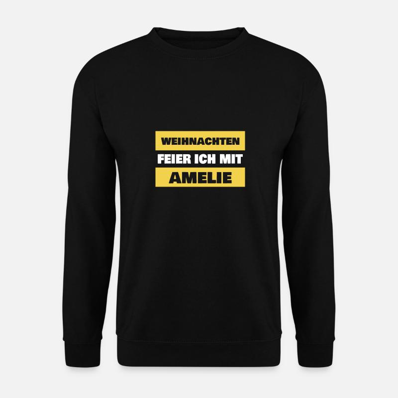 First name Amelie - Unisex Sweatshirt - black