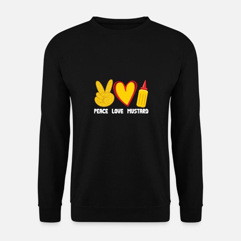 Senf Mustard - Unisex Sweatshirt - black