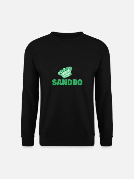 First name Sandro - Unisex Sweatshirt - black