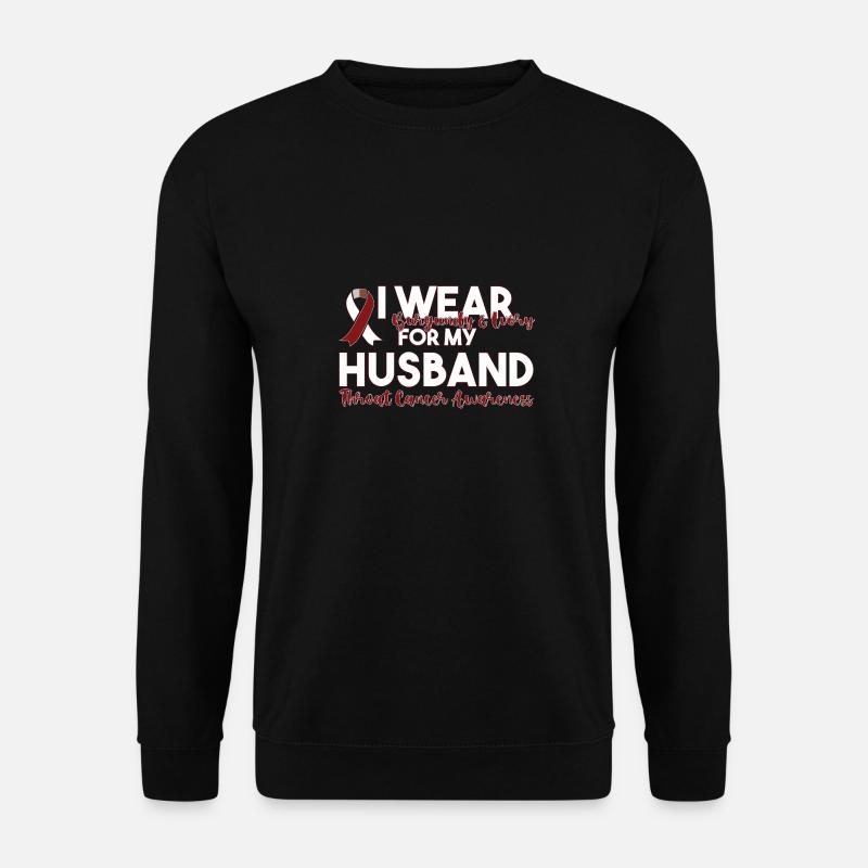 Kehlkopfkrebs - Unisex Pullover - Schwarz