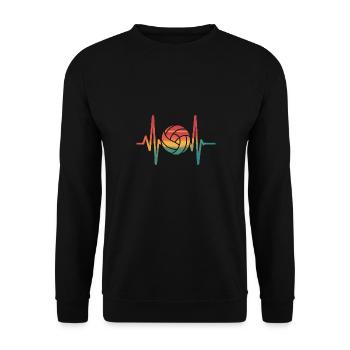 Volley-ball - Sweat-shirt Unisexe - noir - Devant - Alina (178cm) & Michal (187cm)