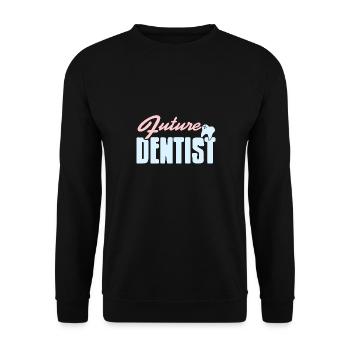 Futur dentiste Génial Dentiste T-Shirt Présent - Sweat-shirt Unisexe - noir - Devant - Alina (178cm) & Michal (187cm)