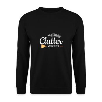 Aide domestique, femme de ménage, femme de ménage - Sweat-shirt Unisexe - noir - Devant - Alina (178cm) & Michal (187cm)
