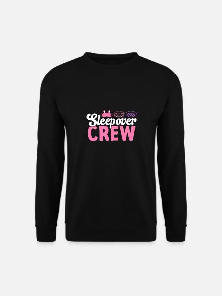 Übernachtungsparty Pyjama Pyjamaparty - Unisex Pullover - Schwarz