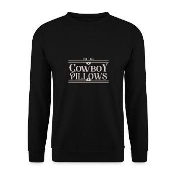 Cowboy Pillows Southern Girl Texas Lady Funny - Unisex Sweatshirt - black - Front - Alina (178cm) & Michal (187cm)