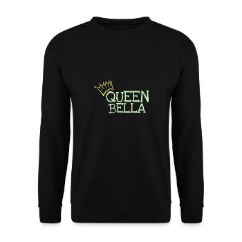 Bella - Sweat-shirt Unisexe - noir - Devant - Alina (178cm) & Michal (187cm)