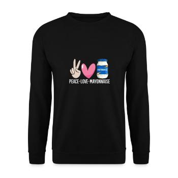 Mayonnaise - Unisex Sweatshirt - black - Front - Alina (178cm) & Michal (187cm)