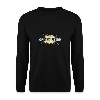 Job Grill Master - Sweat-shirt Unisexe - noir - Devant - Alina (178cm) & Michal (187cm)