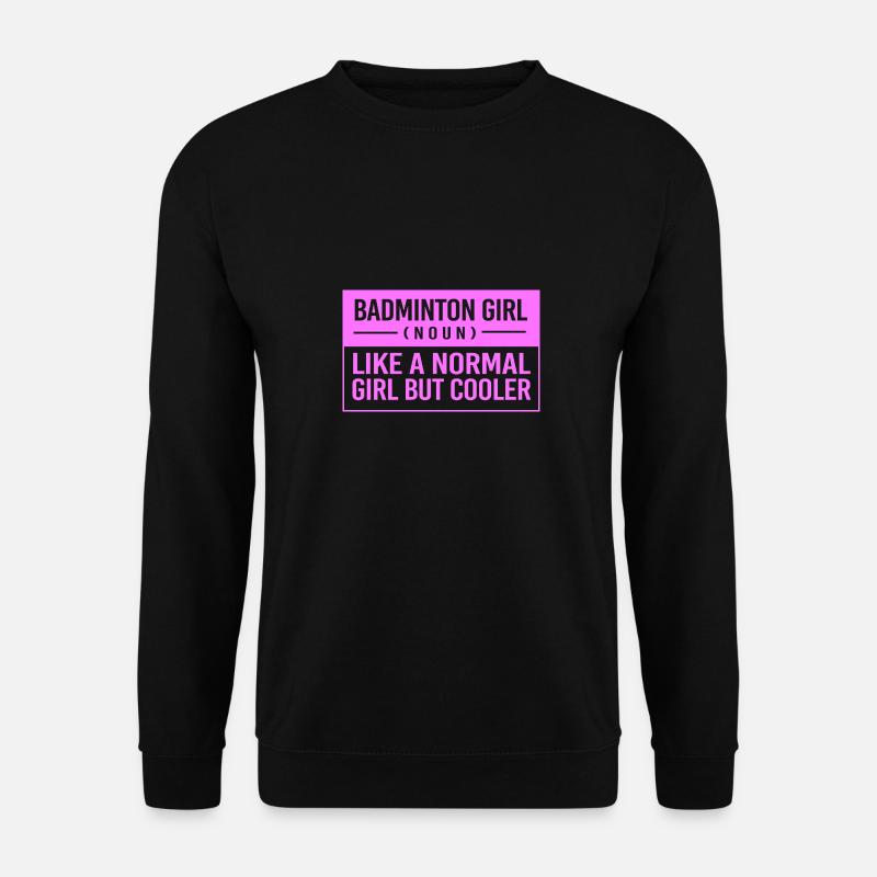 Badminton - Unisex Sweatshirt - black