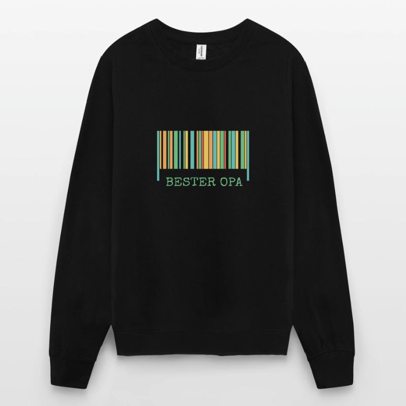 Strichcode Bester Opa Unisex Pullover