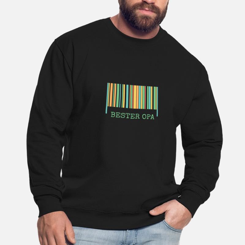 Strichcode Bester Opa Unisex Pullover