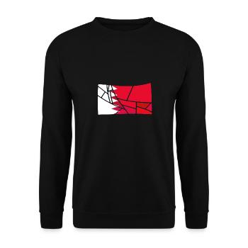 Bahrain - Unisex Sweatshirt - black - Front - Alina (178cm) & Michal (187cm)