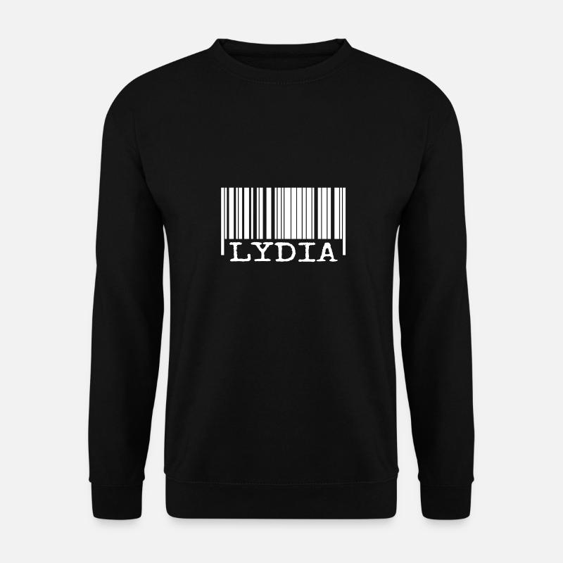 Strichcode Lydia - Unisex Pullover - Schwarz