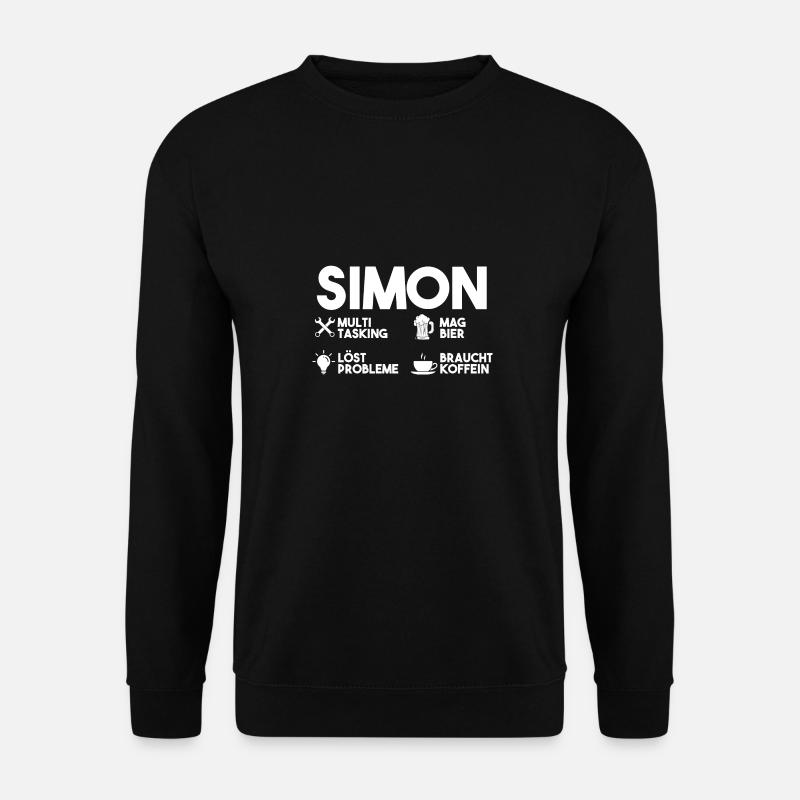 Simon - Unisex Pullover - Schwarz