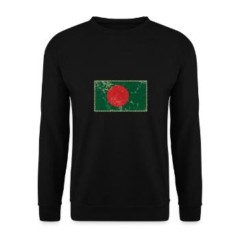 Bangladesh - Unisex Sweatshirt - black - Front - Alina (178cm) & Michal (187cm)